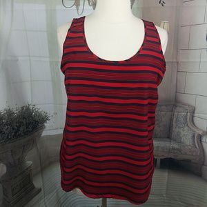 ❤️4/$20❤️ Faded Glory Striped Shell EUC